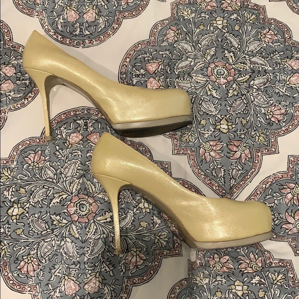 COPY - YSL Saint Laurent parent leather pumps siz…